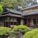 A serene view of the Former Kinoshita Residence, a traditional landmark featured in our Kobe guide for Architecture of Silence lovers.